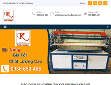 Tablet Screenshot of mayinluaphukhang.com